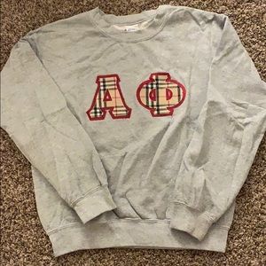 Gray Alpha Phi Sweater